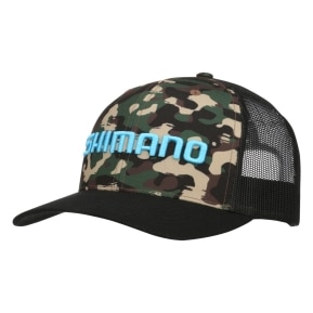 SHIMANO PRINTED TRUCKER CAP CAMO