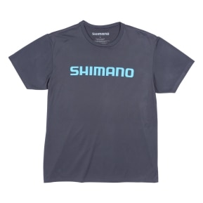 SHIMANO ICON GRAPHIC PERFORMANCE TEE CHARCOAL MD